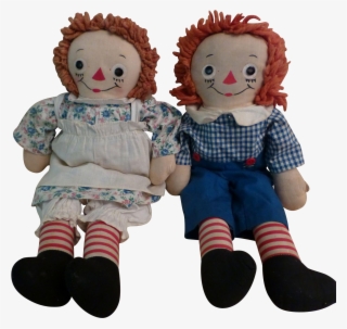 Pair Georgene Novelties Raggedy Ann & Andy Dolls - Raggedy Ann And Andy Dolls #5162383
