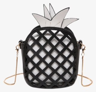 Funny Pineapple Shaped Crossbody Bag - Sac Ananas Noir #5163649