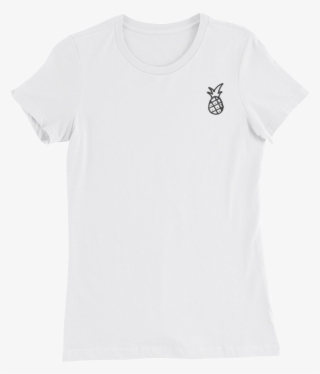 Black And White Pineapple Tee - T Shirt With Face #5163782