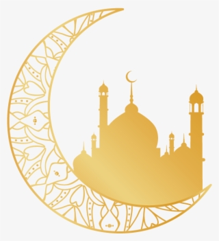 Religion Islam Golden Moon Religious Motifs Transprent - Islamic Moon #5163940