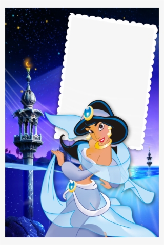 Frame Png Marcadores Flores Png Molduras E Frames Png - Princess Jasmine #5164146