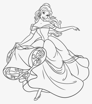 Graphic Free Belle Transparent Book Drawing - Công Chúa Bella To Mau #5164336