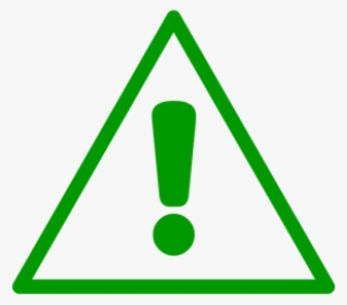 Bp Icon Warning Green Triangle - Do Not Enter While In Operation #5165763