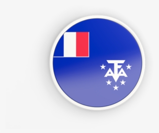 Illustration Of Flag Of French Southern And Antarctic - Flag: French Southern Territories #5167015