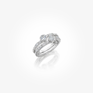 "you & Me" Deco Stackable Rings - Engagement Ring #5168569
