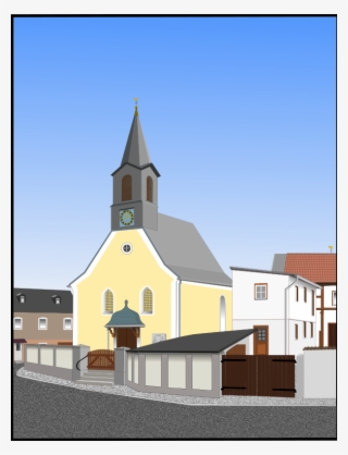 Village Church - Clip Art #5169435