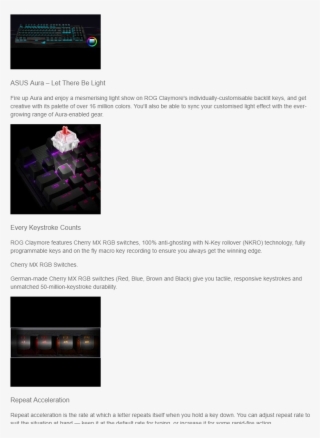 Asus Rog Claymore Rgb Mechanical Gaming Keyboard With #5171112