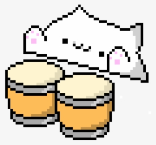 Bongo Cat - Bongo Cat Pixel Art #5171628