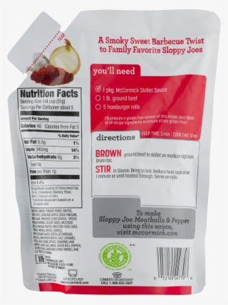 Mccormick Skillet Sauce, Smoky Applewood Bbq Chicken #5172210