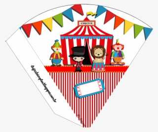 Cone Para Guloseimas Tema Circo - Personalizados Circo Para Imprimir #5172274