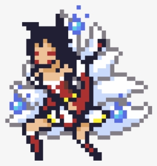 [oc][newbie] Pixel Ahri - Pixel Ahri #5173039