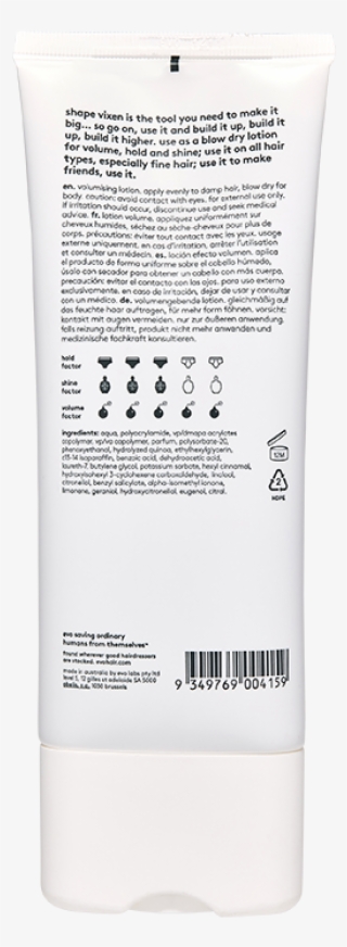 Evo Shape Vixen Volumising Lotion - Bioderma Sebium Global Png #5175889