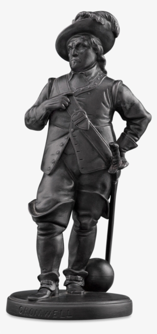 Wedgwood Black Basalt Statue Of Oliver Cromwell - Statue Of Oliver Cromwell, Westminster #5177566