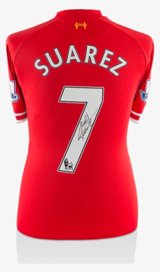 Luis Suarez Autographed Jersey - Liverpool Shirt 2013 #5177623
