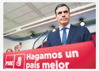 Pedro Sánchez Anunciaba En Rueda De Prensa La Moción - Präsident Spanien #5177624