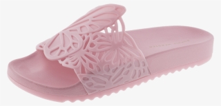 Sophia Webster 20mm Lia Butterfly Rubber Slide Flats - Flip-flops #5177625