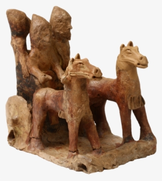 Clay Model Of A Chariot - Carving #5181797