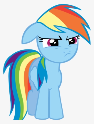 This Is A Unicorn - Rainbow Dash Angry Png #5183332