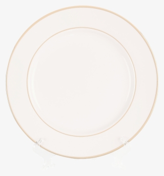 White With Gold Border, Chop Plate 12” - Plate #5183803