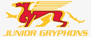 Jrgryphon Horizontal Logo Gold - Guelph Gryphons Hockey Logo #5184034