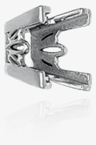 14k V-end Square Filigree Settings (4mm - Silver #5184124