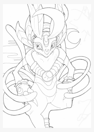I Love Digimon Lekismon Is Neat Af Follow For More - Line Art #5184973