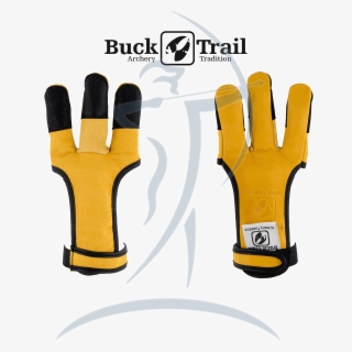 Buck Trail Leather Shooting Glove Light Silicon Fingertips - Leather #5185432