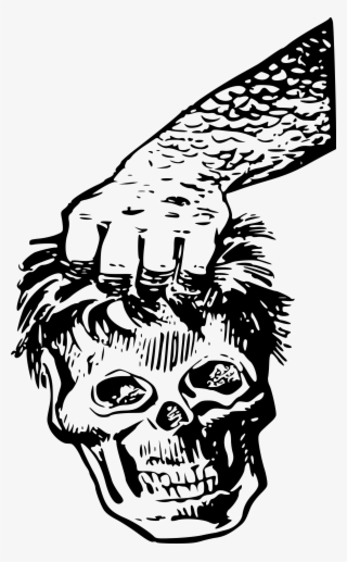 This Free Icons Png Design Of Skull And Hand #5185938