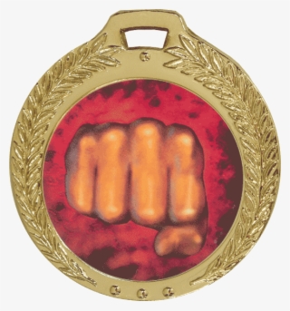 1 3/4" Wreath Insert Holder Medal - Martial Arts Resin Trophies #5187514