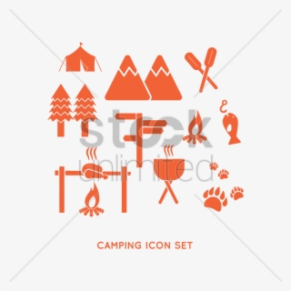 Camping Icon Set V矢量图形 - Vector Graphics #5187645