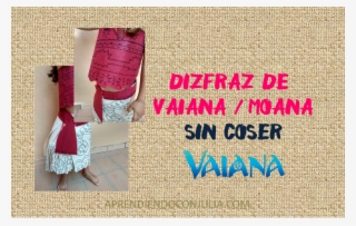 Fato De Vaiana Para Menina Caseira Sem Costura - Vaiana, La Légende Du Bout Du Monde - Le Roman Du Film #5189055