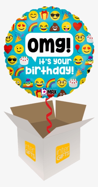 Emoji Omg It's Your Birthday - 6th Birthday Logo #5189194
