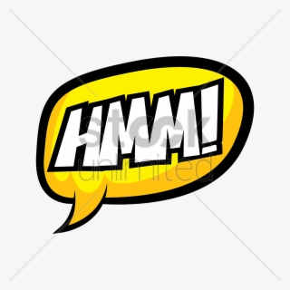 Comic Effect Hmm V矢量图形 - Comics #5189246