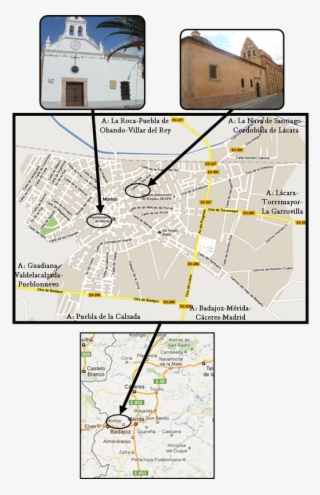 Situación De Montijo Y De La Ermita De Jesús Y El Convento - Diagram #5190213