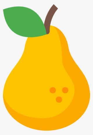 The Icon Is Shaped Like An Oval But The Bottom Half - Pera Vetor Png #5191332