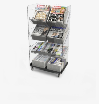 Bartuf Flexible Twin Tower Newspaper Display - Shelf #5191884