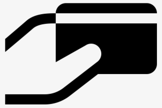 A Picture Of A Hand Holding A Credit Card #5192683