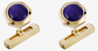 Santos De Cartier Cufflinkssolid Yellow Gold, Lapis - Cartier Lapis Cufflinks #5193620