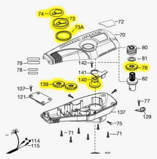 Minn Kota Edge Yellow Pointer Disc Kit - Minn Kota, Inc. #5194137