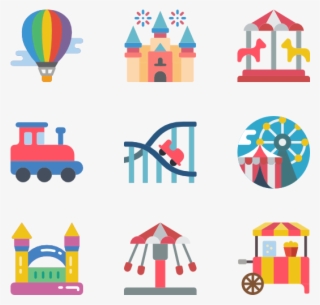 Theme Parks - Theme Park Icon Png #5195252