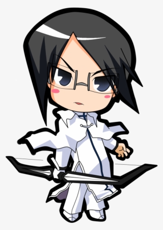 Render Uryu Ishida Chibi By Allenwalker Chan - Anime Bleach Chibi Png #5195308