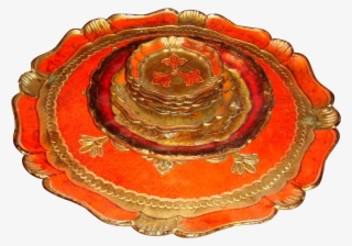 7 Piece Stack Of Florentine Wooden Gold Gesso Trays, - Saucer #5196239 7 Piece Stack Of Florentine Wooden Gold Gesso Trays, - Saucer #5196239