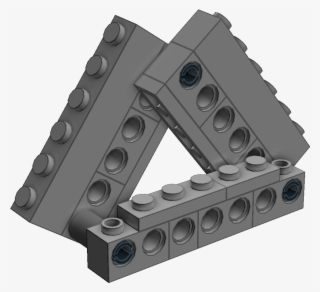 Finally, We Add The Plate Roof And The Triangular Sidewalls - Construction Set Toy #5196425