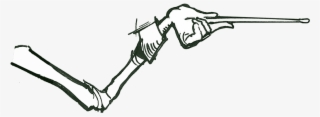 Veraison Logo Pointing Waiters Arm - Sketch #5197704