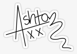 "ashton Irwin Signature " Stickers By - Ashton Irwin Signature Transparent #520344