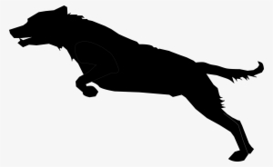 Jumping Dog Silhouette Icons Png - Jumping Dog Silhouette #520783