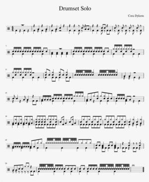Drumset Solo Drum Lessons, Music Lessons, Drum Set - Darling In The Franxx Kiss Of Death Piano Sheet Music #521244