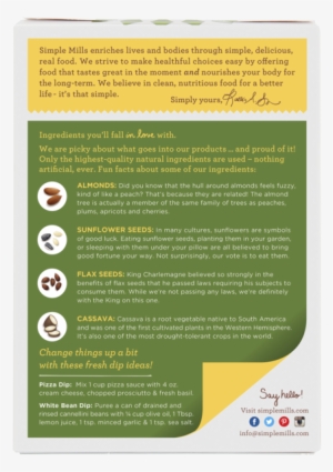 Simple Mills - Naturally Gluten-free Almond Flour Crackers #521293