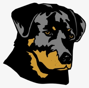 Dogs Vector Abstract - Rottweiler Clip Art #521453