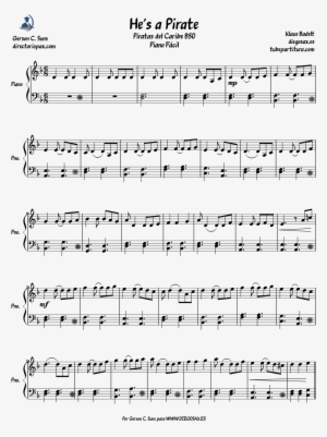 Pirates Of The Caribbean Easy Sheet Music Music For - Pirates Of The Caribbean Klaviernoten #521471